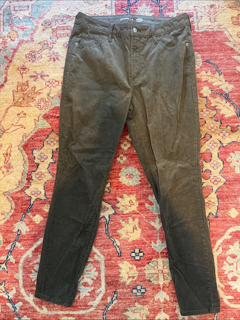 Old Navy Women's Skinny Pants in Dark Green